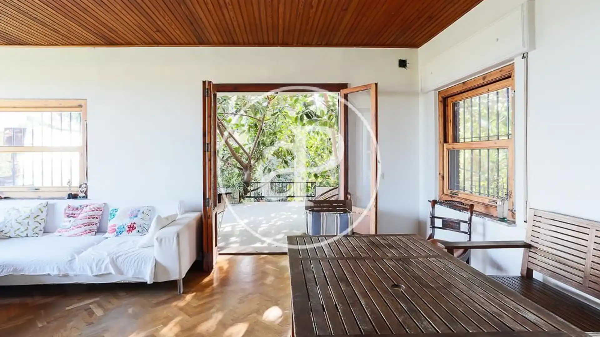 Living room of Houses for sale in Godella  with Heating, Private garden and Terrace