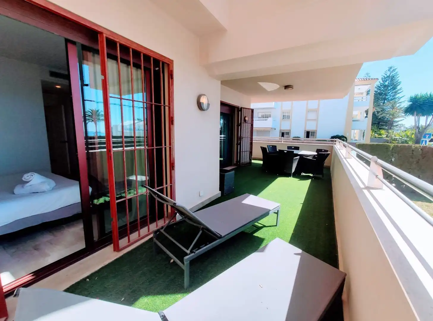 Terraza de Piso en venta en Marbella con Aire acondicionado, Terraza y Amueblado