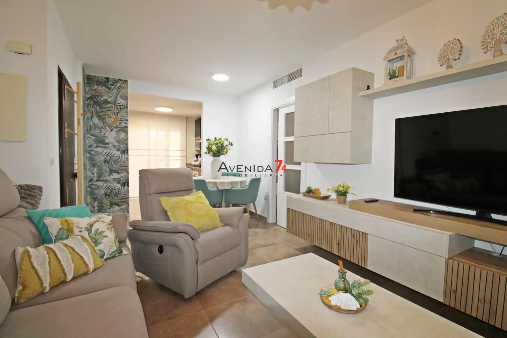 Sala de estar de Casa o chalet en venta en Lorca con Aire acondicionado, Calefacción y Jardín privado