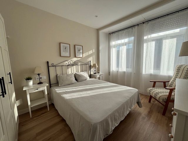 Bedroom of Flat for sale in Ferrol  with Heating, Parquet flooring and Terrace