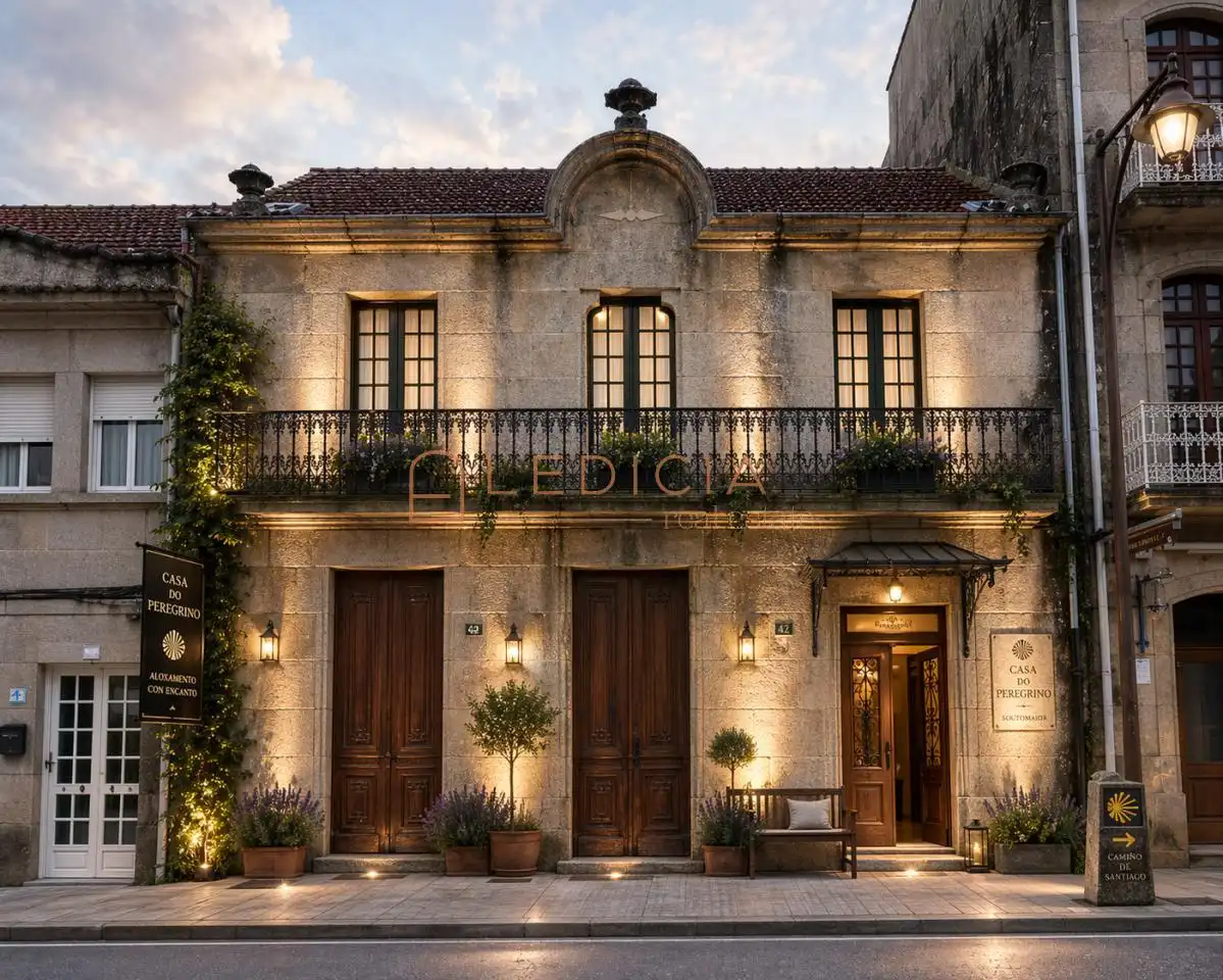 Vista exterior de Casa o xalet en venda en Soutomaior amb Jardí privat i Traster