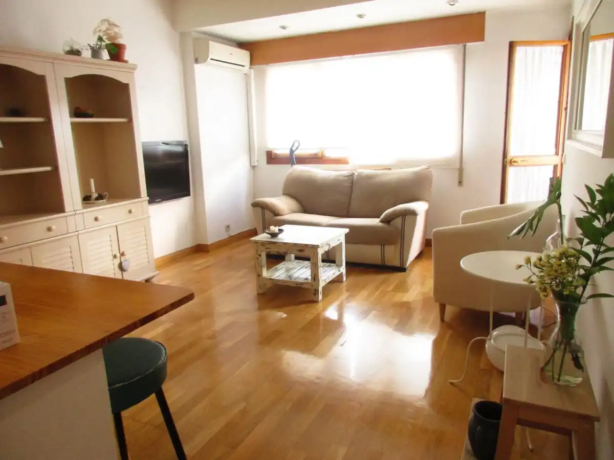 Sala d'estar de Pis de lloguer en Madrid amb Aire condicionat, Calefacció i Terrassa