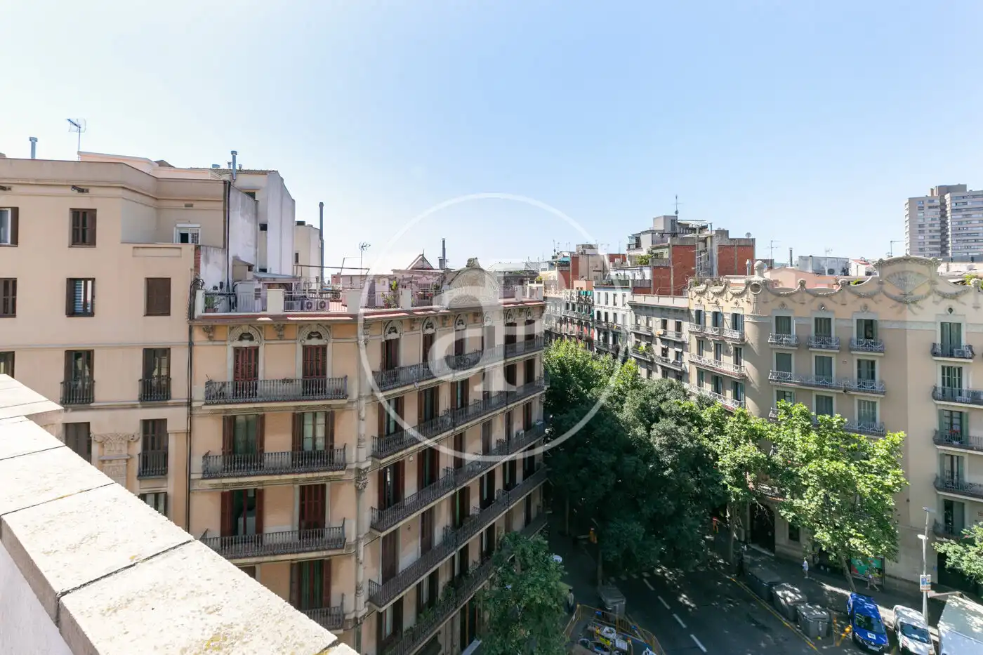 Außenansicht von Dachboden zum Verkauf in Barcelona mit Klimaanlage, Heizung und Terrasse