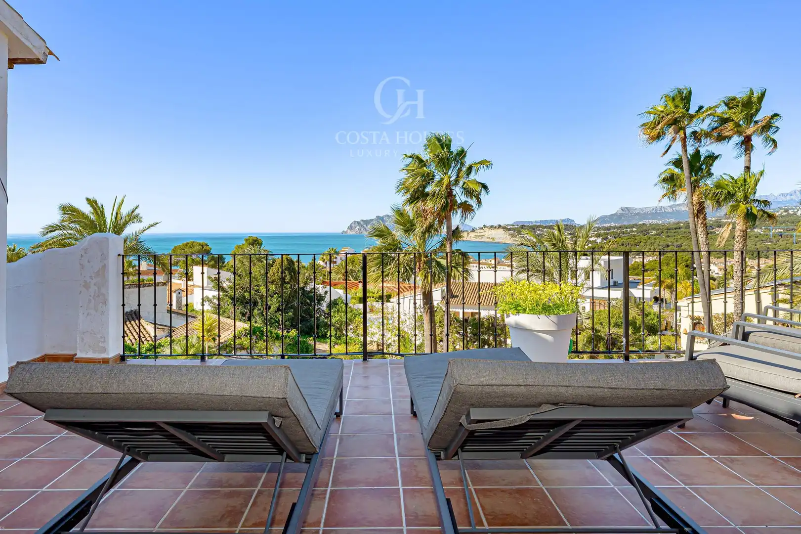 Terraza de Casa o chalet en venta en Moraira con Aire acondicionado, Calefacción y Jardín privado