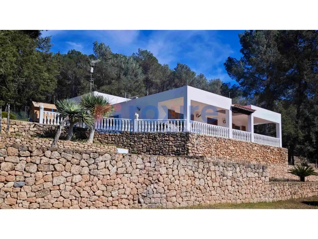 Exterior view of Houses for rent in Sant Antoni de Portmany  with Air Conditioner, Private garden and Terrace