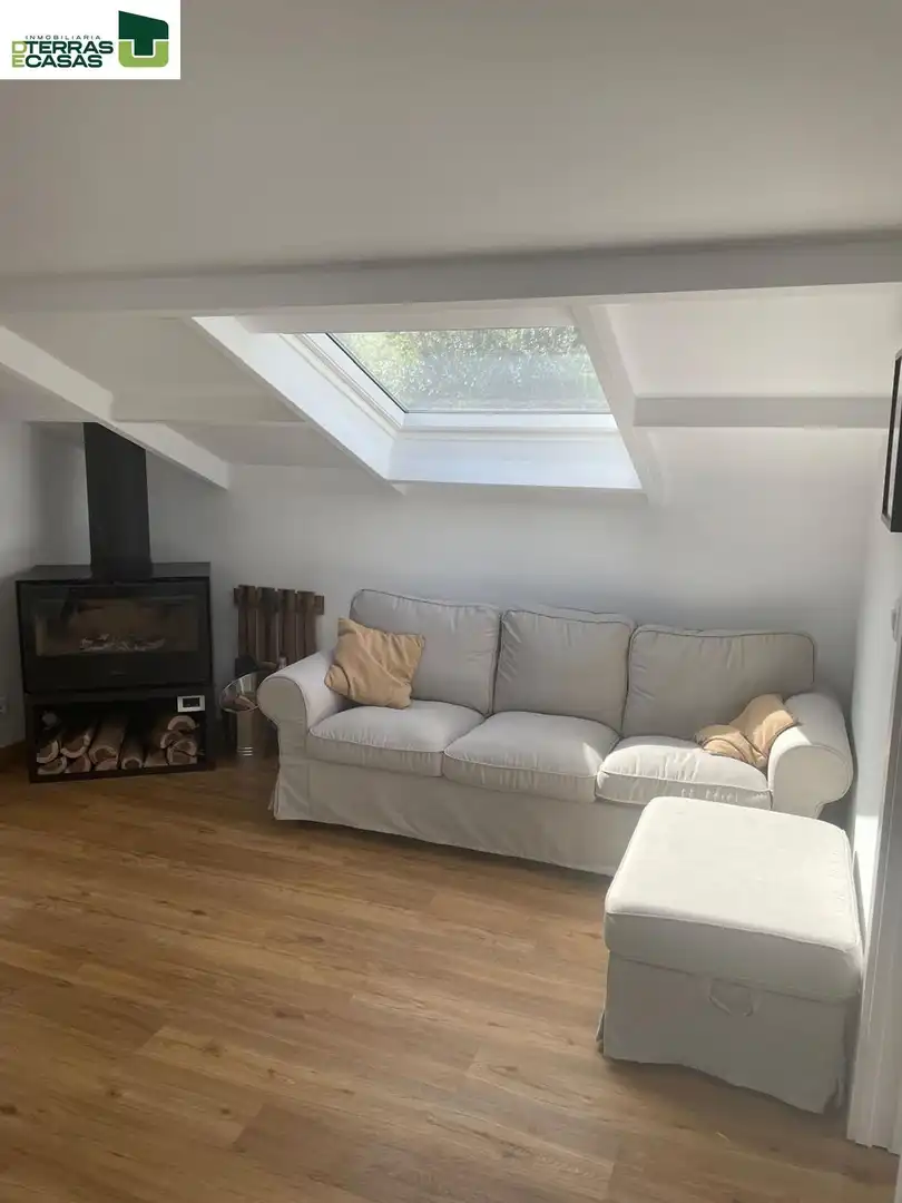 Sala de estar de Casa o chalet en venta en Cangas  con Calefacción y Terraza