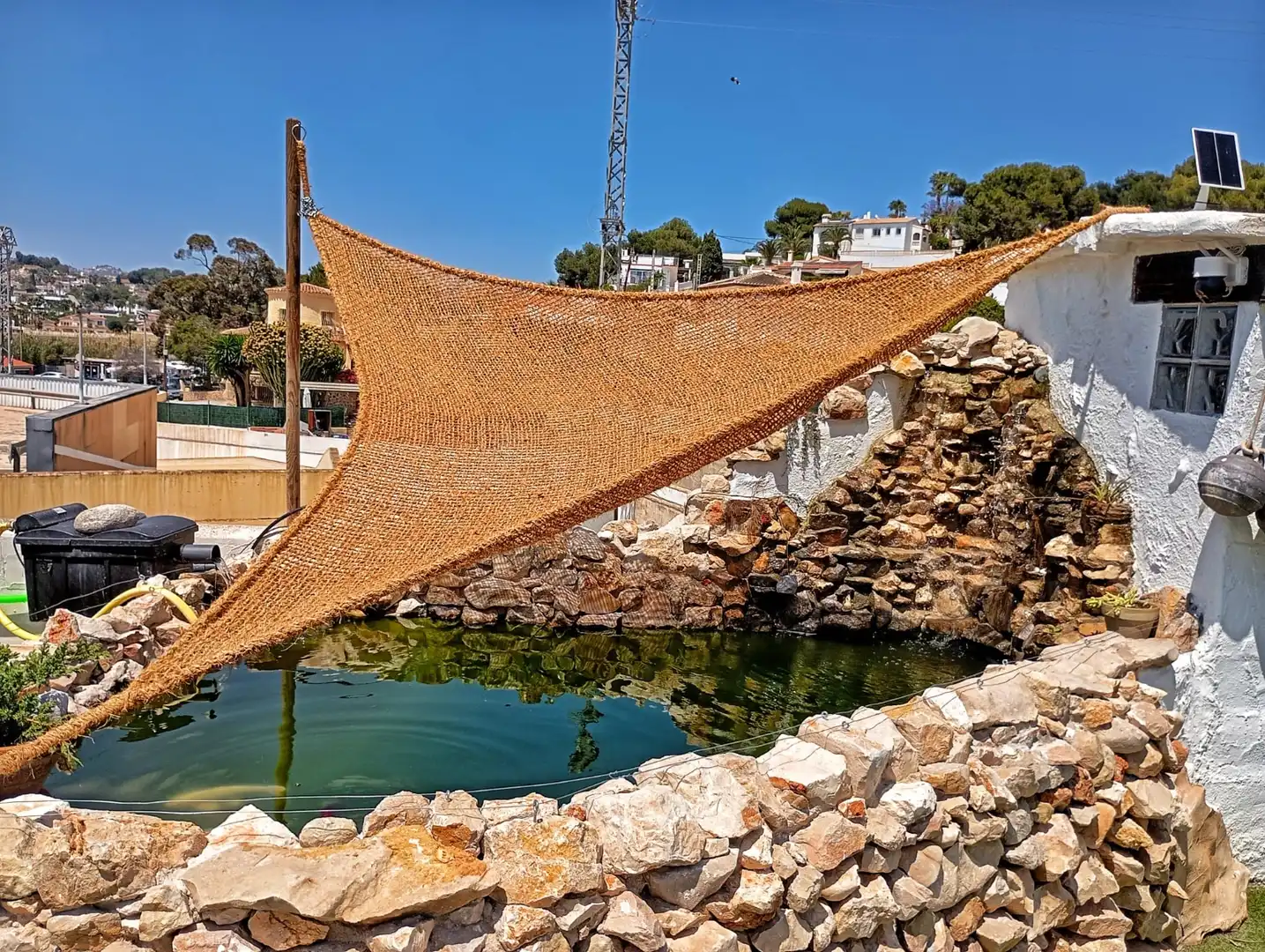 Piscina de Casa o chalet de alquiler en Moraira con Aire acondicionado, Calefacción y Jardín privado
