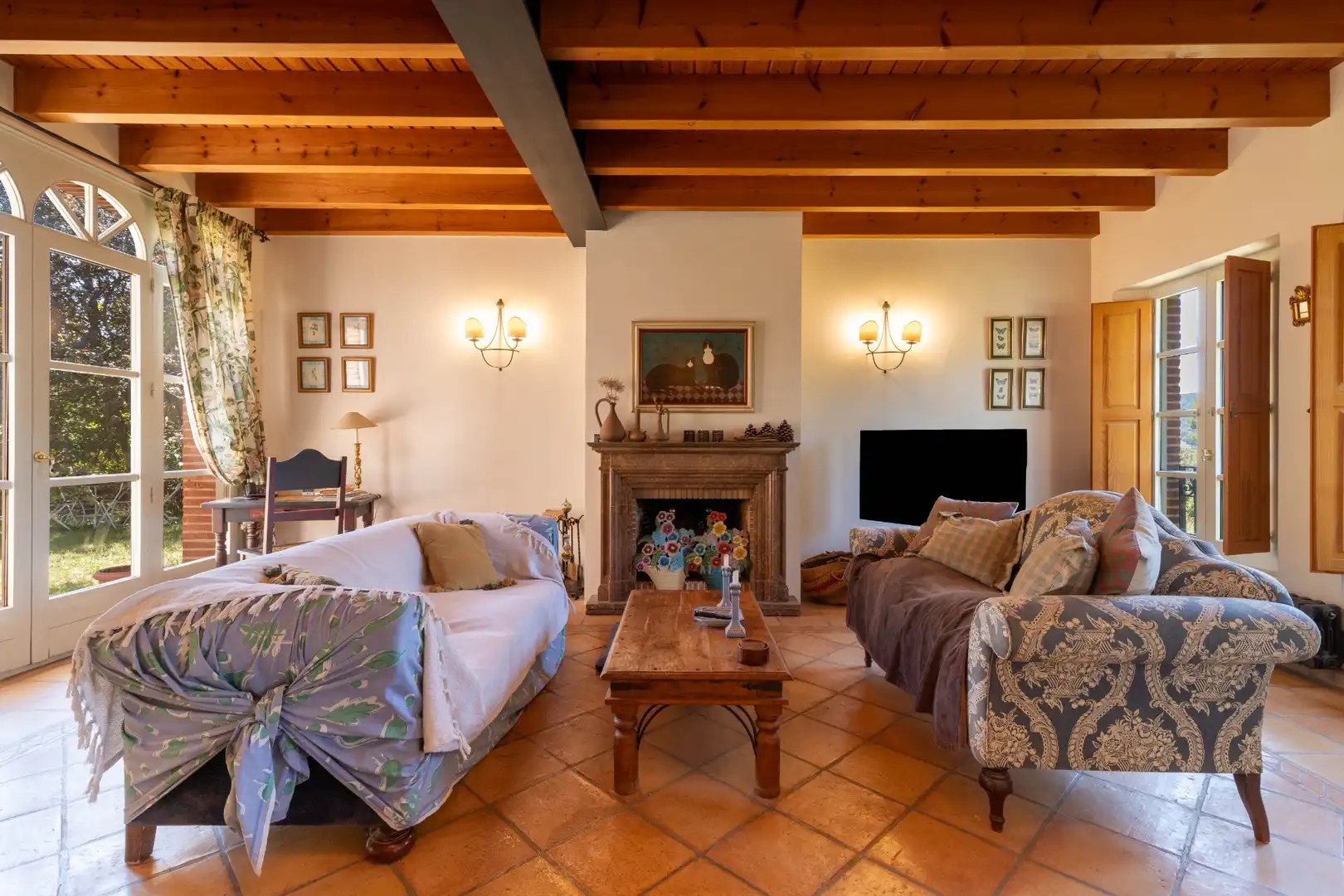 Wohnzimmer von Haus oder Chalet zum Verkauf in Matadepera mit Privatgarten und Schwimmbad