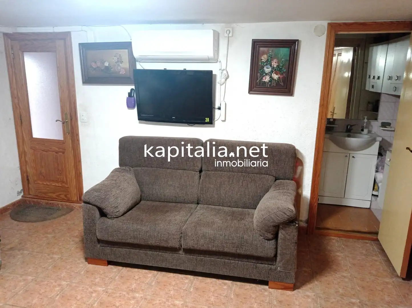 Living room of Houses for sale in Benillup  with Air Conditioner, Private garden and Community pool