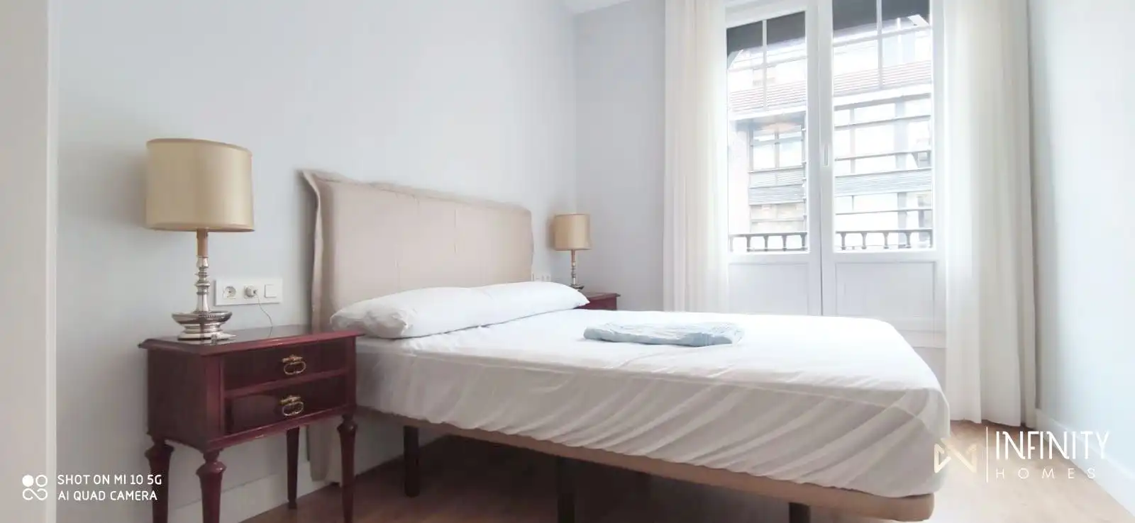 Schlafzimmer von Wohnung zur Miete in Bilbao  mit Heizung