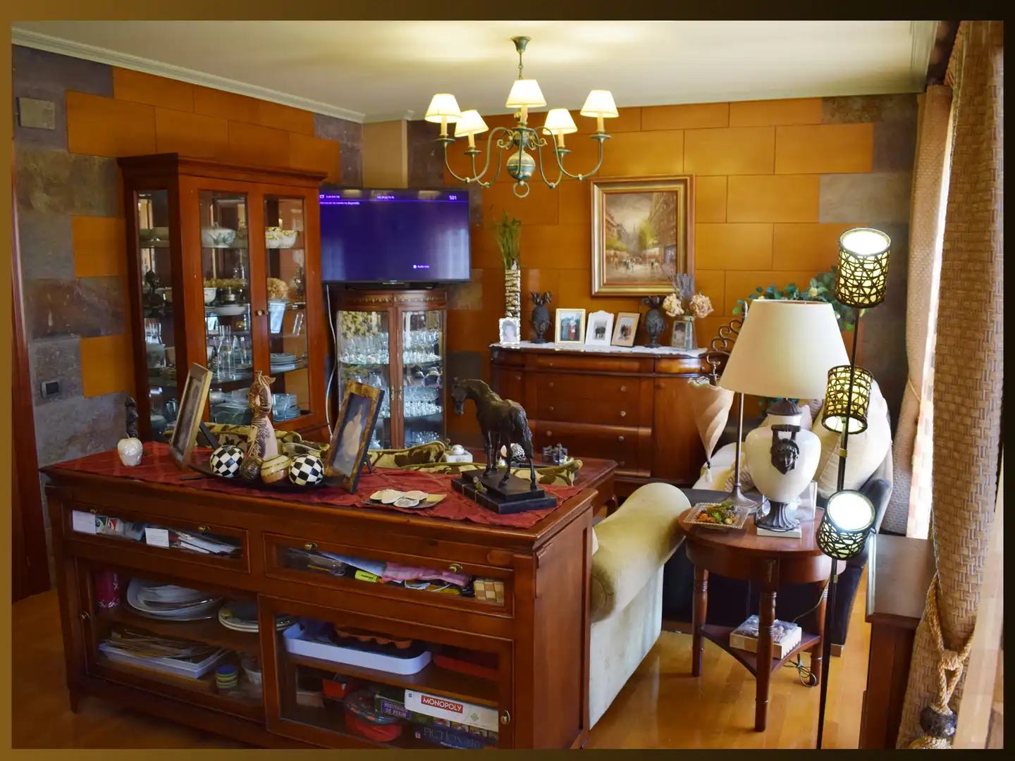 Sala de estar de Casa adosada en venta en Lardero con Aire acondicionado, Calefacción y Terraza
