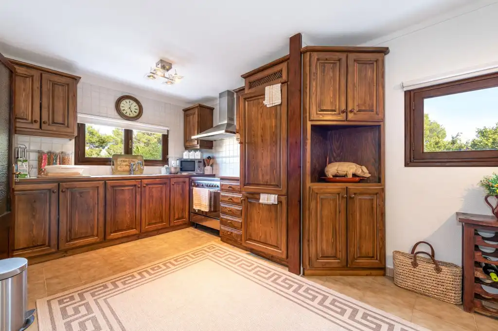 Küche von Haus oder Chalet zum Verkauf in Pollença mit Heizung, Privatgarten und Terrasse