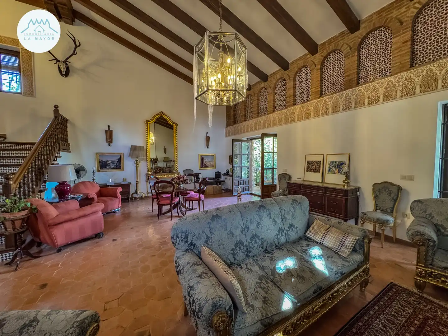 Sala de estar de Casa o chalet en venta en Piedrabuena con Calefacción, Jardín privado y Terraza