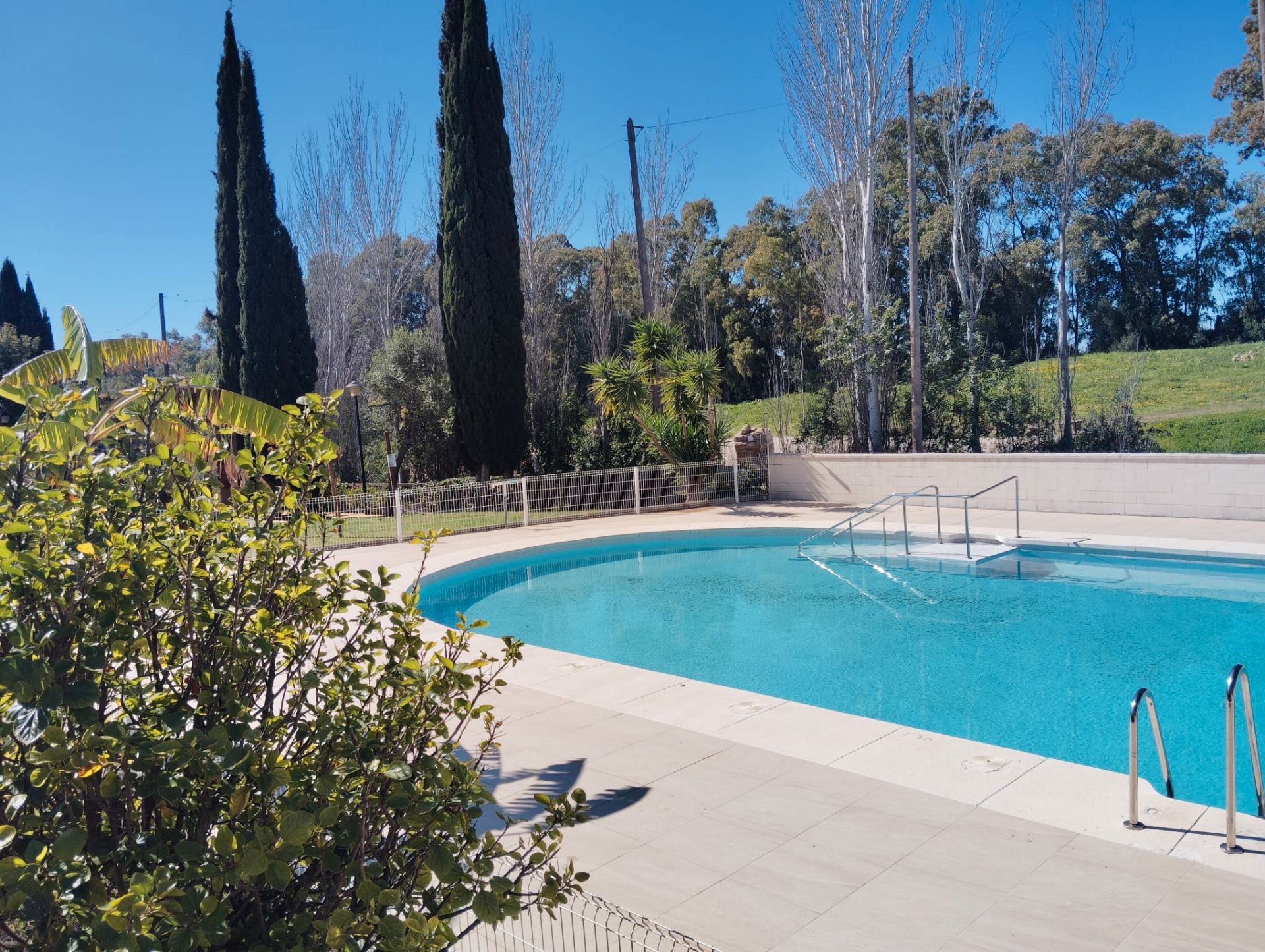Schwimmbecken von Haus oder Chalet zur Miete in Guillena mit Klimaanlage, Heizung und Privatgarten