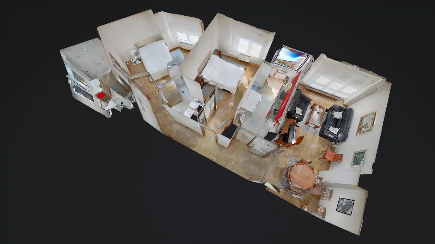 Bedroom of Flat for rent in Oviedo   with Heating, Parquet flooring and Storage room