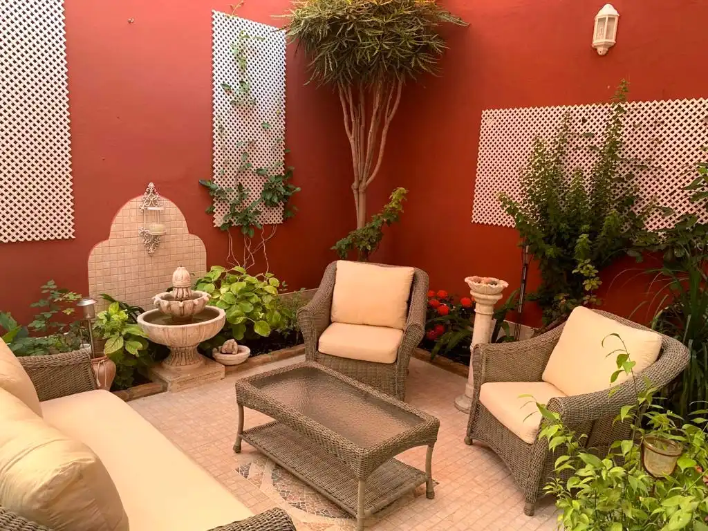 Terrassa de Casa o xalet en venda en El Puerto de Santa María amb Aire condicionat i Jardí privat