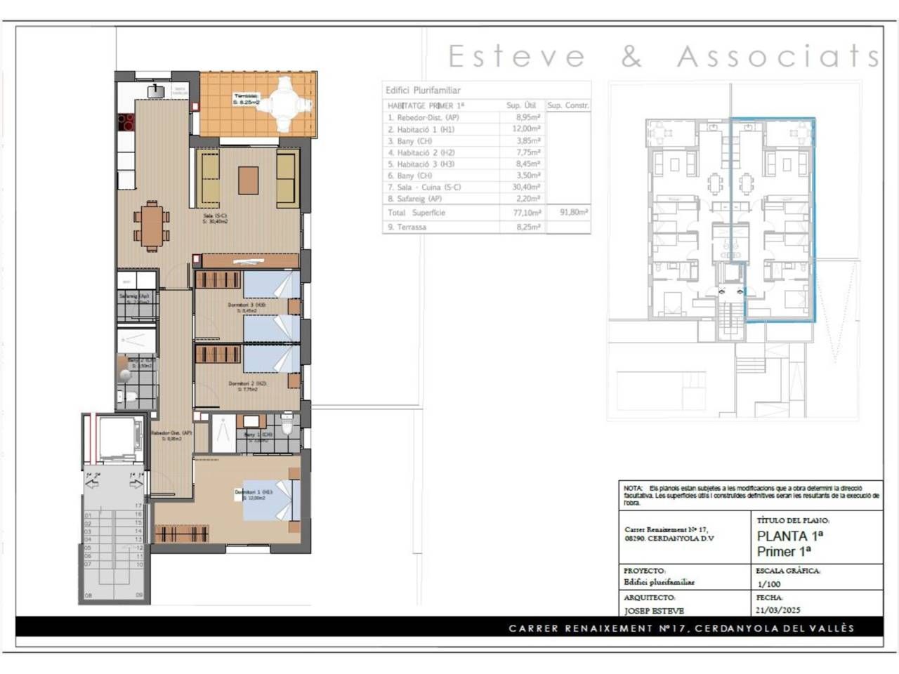 Flat for sale in Calle Renaixement, Serraparera