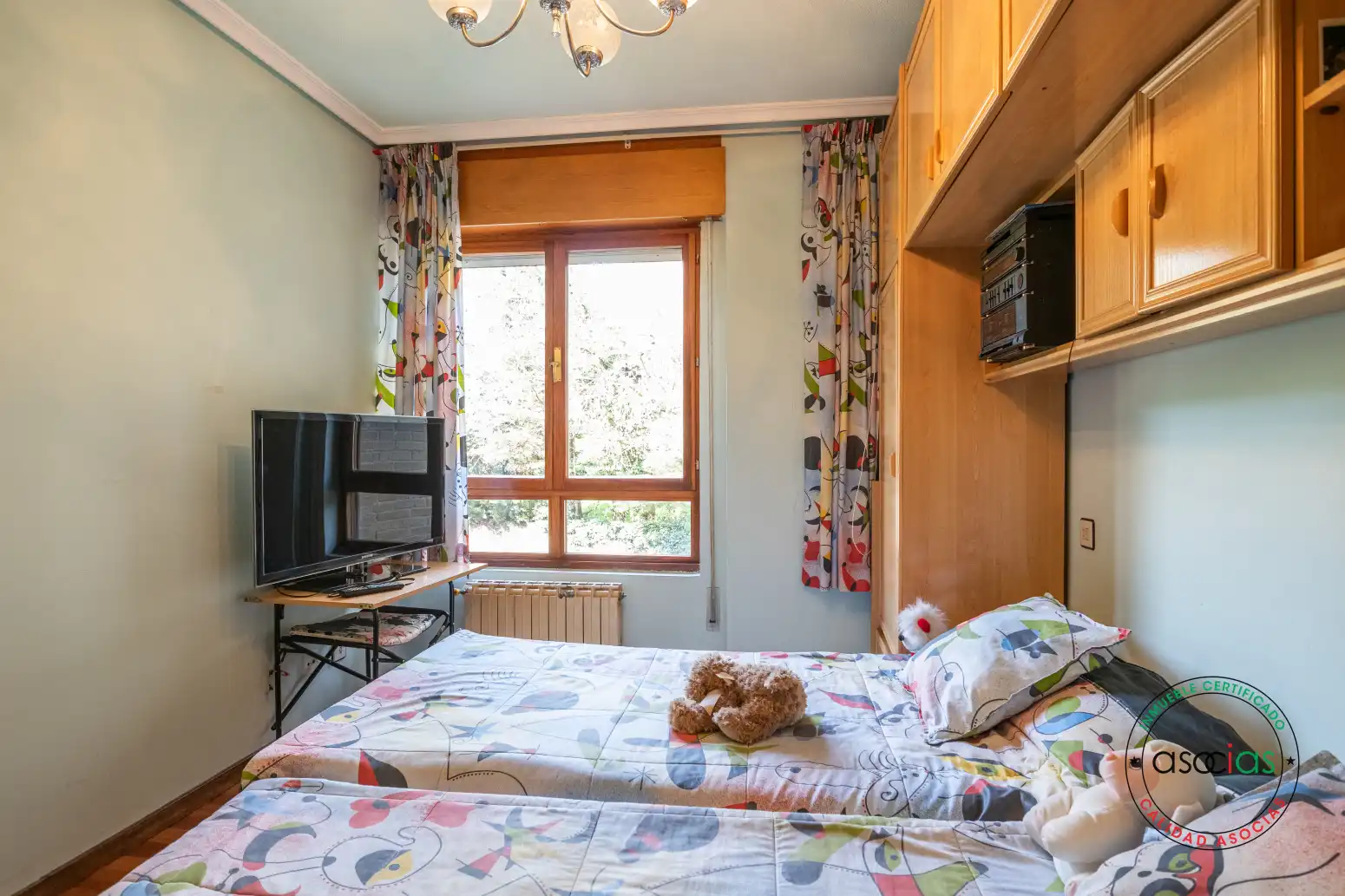 Bedroom of Flat for sale in Teverga  with Heating, Parquet flooring and Terrace