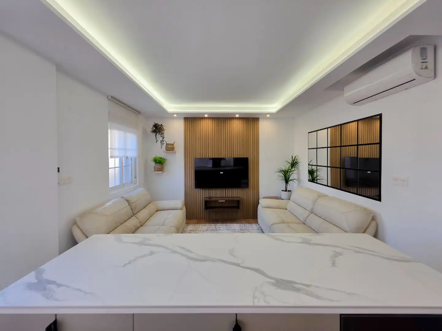 Living room of Houses for share in Armilla  with Air Conditioner, Heating and Private garden