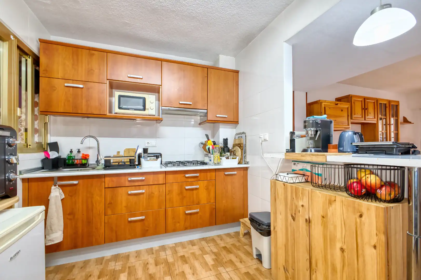 Küche von Wohnung zum Verkauf in Mutxamel mit Parkett, Terrasse und Möbliert