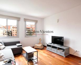 Sala d'estar de Pis de lloguer en  Barcelona Capital amb Aire condicionat, Calefacció i Parquet