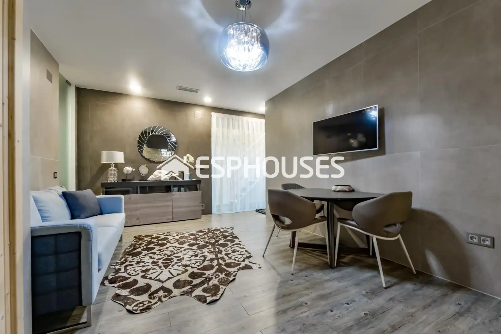 Sala de estar de Casa o chalet en venta en Finestrat con Aire acondicionado, Calefacción y Piscina