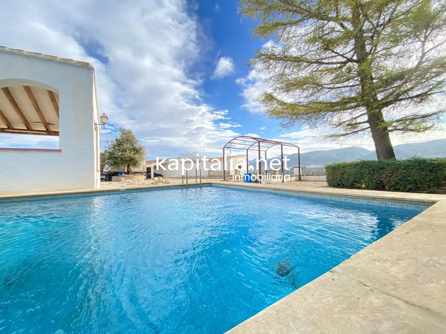 Piscina de Finca rústica en venta en Penàguila con Calefacción, Jardín privado y Terraza