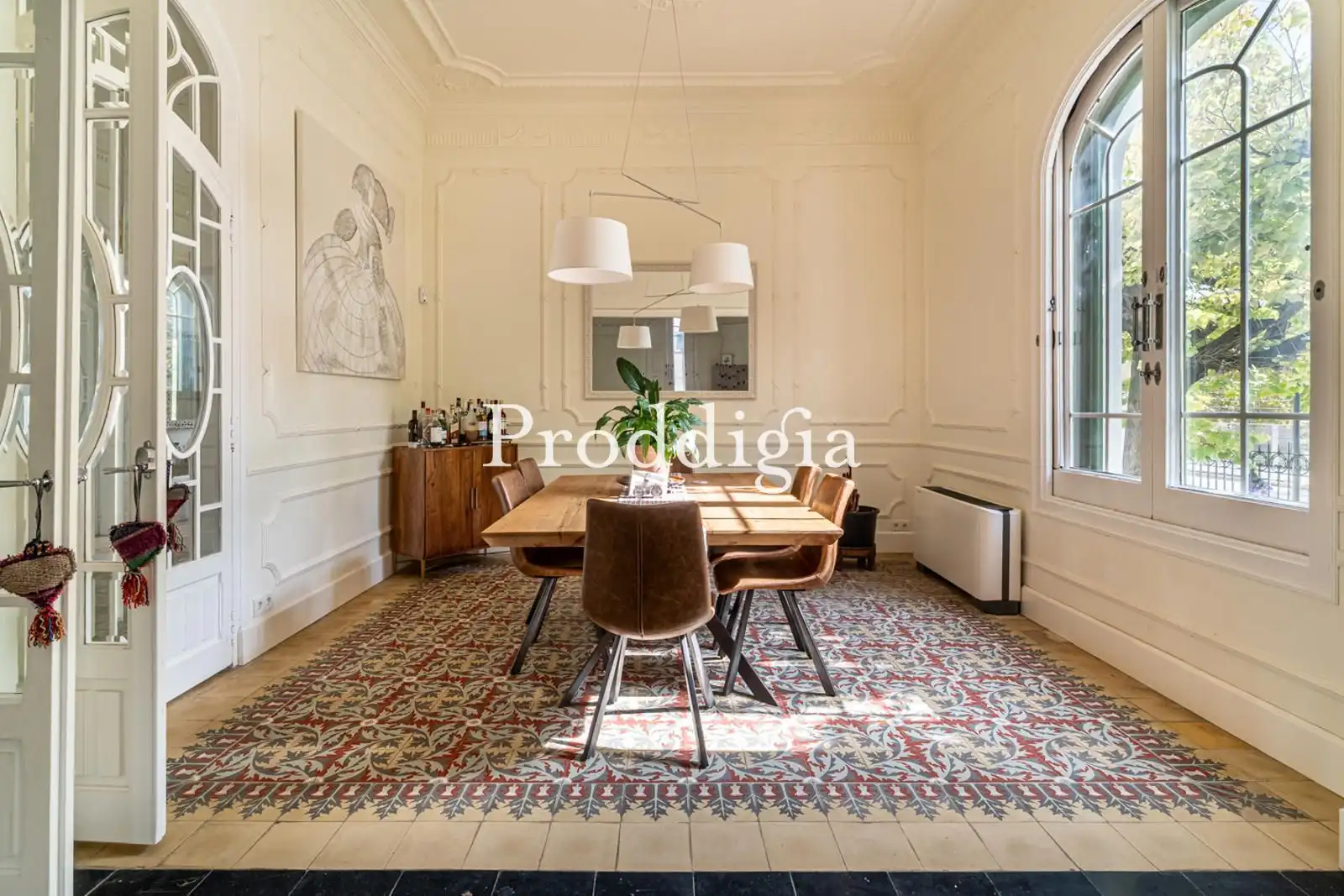 Dining room of Houses for rent in Sant Cugat del Vallès  with Air Conditioner, Heating and Swimming Pool