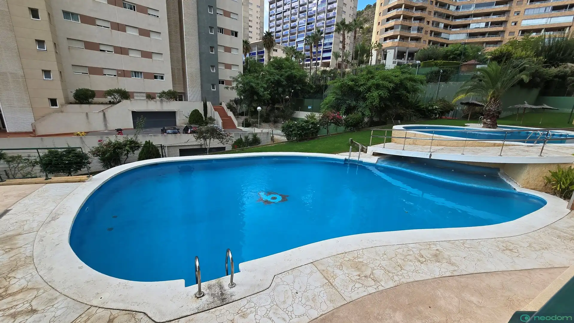 Schwimmbecken von Wohnung zur Miete in Villajoyosa / La Vila Joiosa mit Terrasse und Schwimmbad