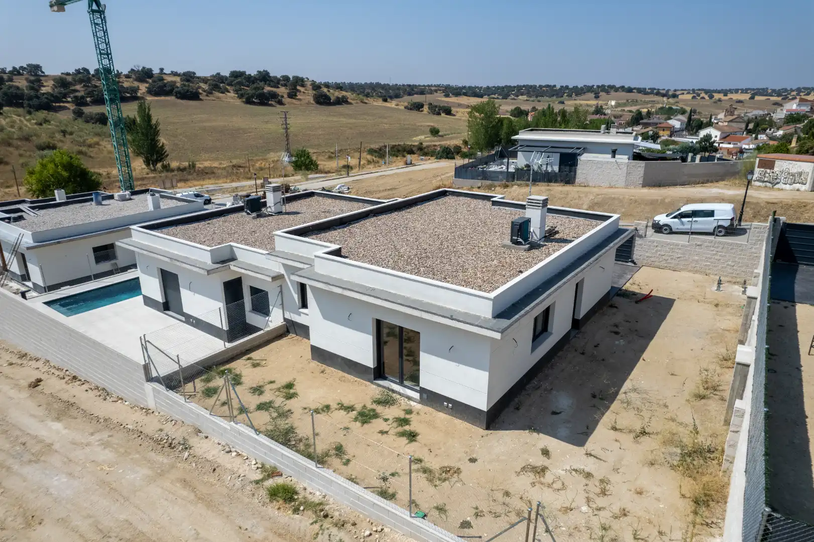 Exterior view of Houses for sale in Villamantilla  with Air Conditioner, Heating and Private garden