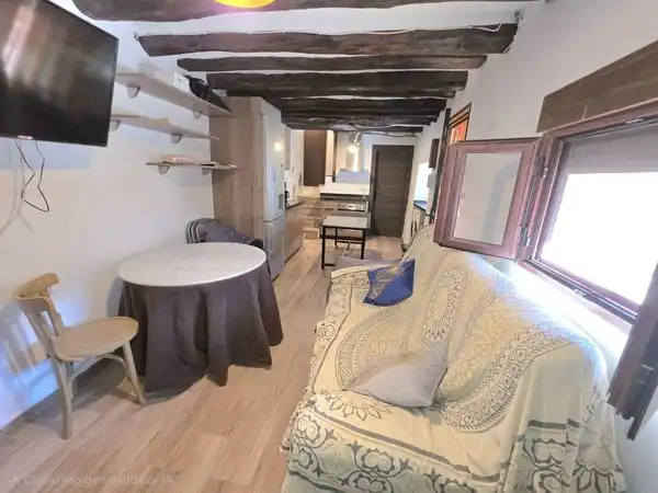 Living room of Detached homes for sale in Laroya  with Parquet flooring, Terrace and Storage room