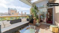Terrace of Flat to rent in  Madrid Capital  with Air Conditioner, Heating and Furnished