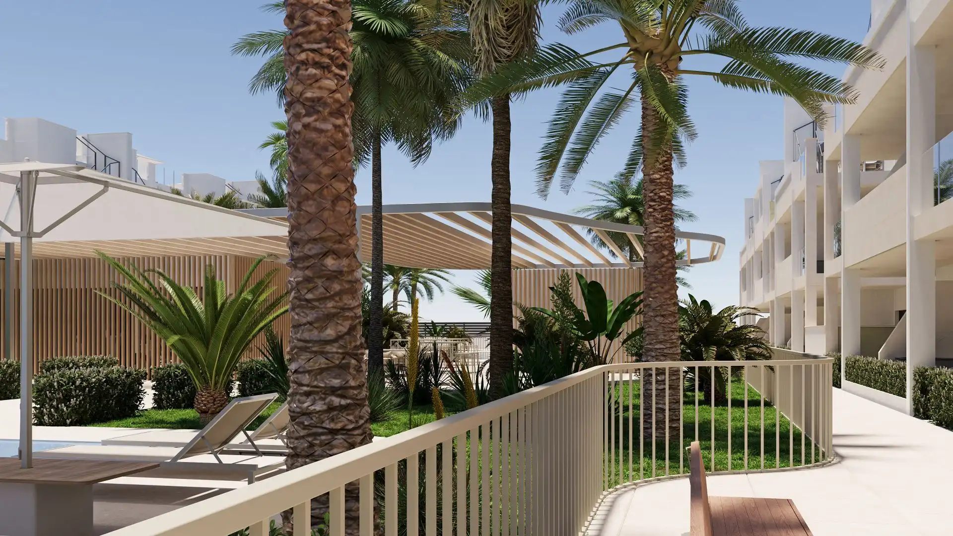 Terraza de Apartamento en venta en Torre-Pacheco con Aire acondicionado, Calefacción y Jardín privado