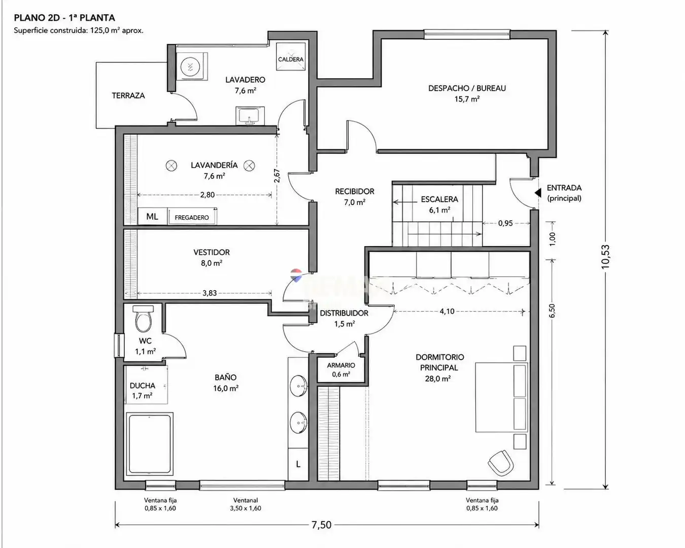 Houses for sale in Roses  with Air Conditioner, Private garden and Parquet flooring