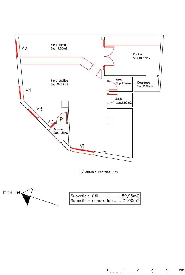 Business premises to rent in Antonio Pedreira Ríos, imagen 13