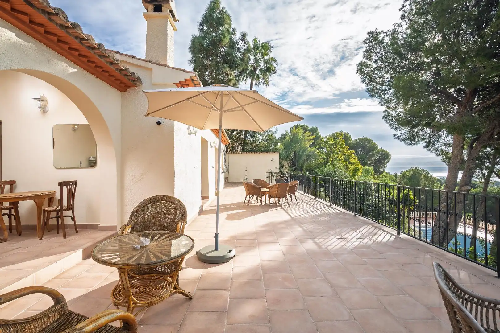 Terraza de Casa o chalet en venta en Altea con Aire acondicionado, Calefacción y Piscina