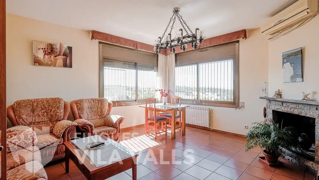 Living room of Houses for sale in Sentmenat  with Heating, Private garden and Storage room
