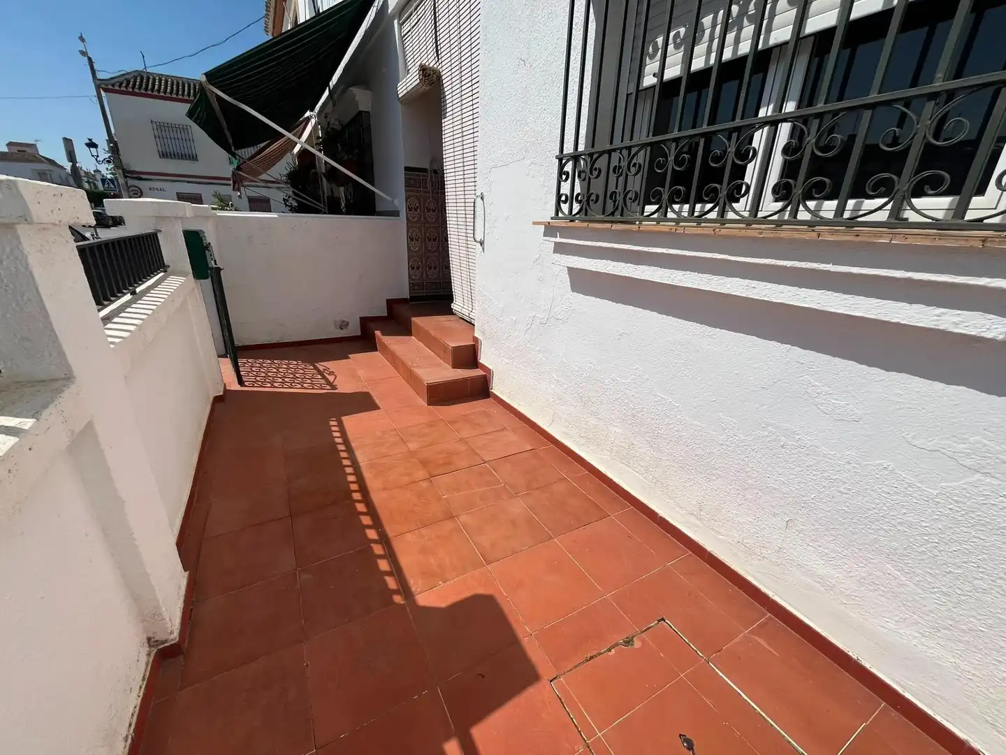 Terraza de Casa adosada en venta en Aznalcázar con Aire acondicionado