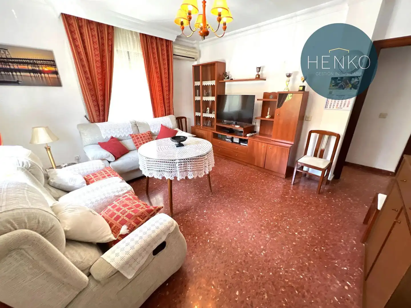 Sala de estar de Piso en venta en Huelva con Aire acondicionado, Calefacción y Terraza