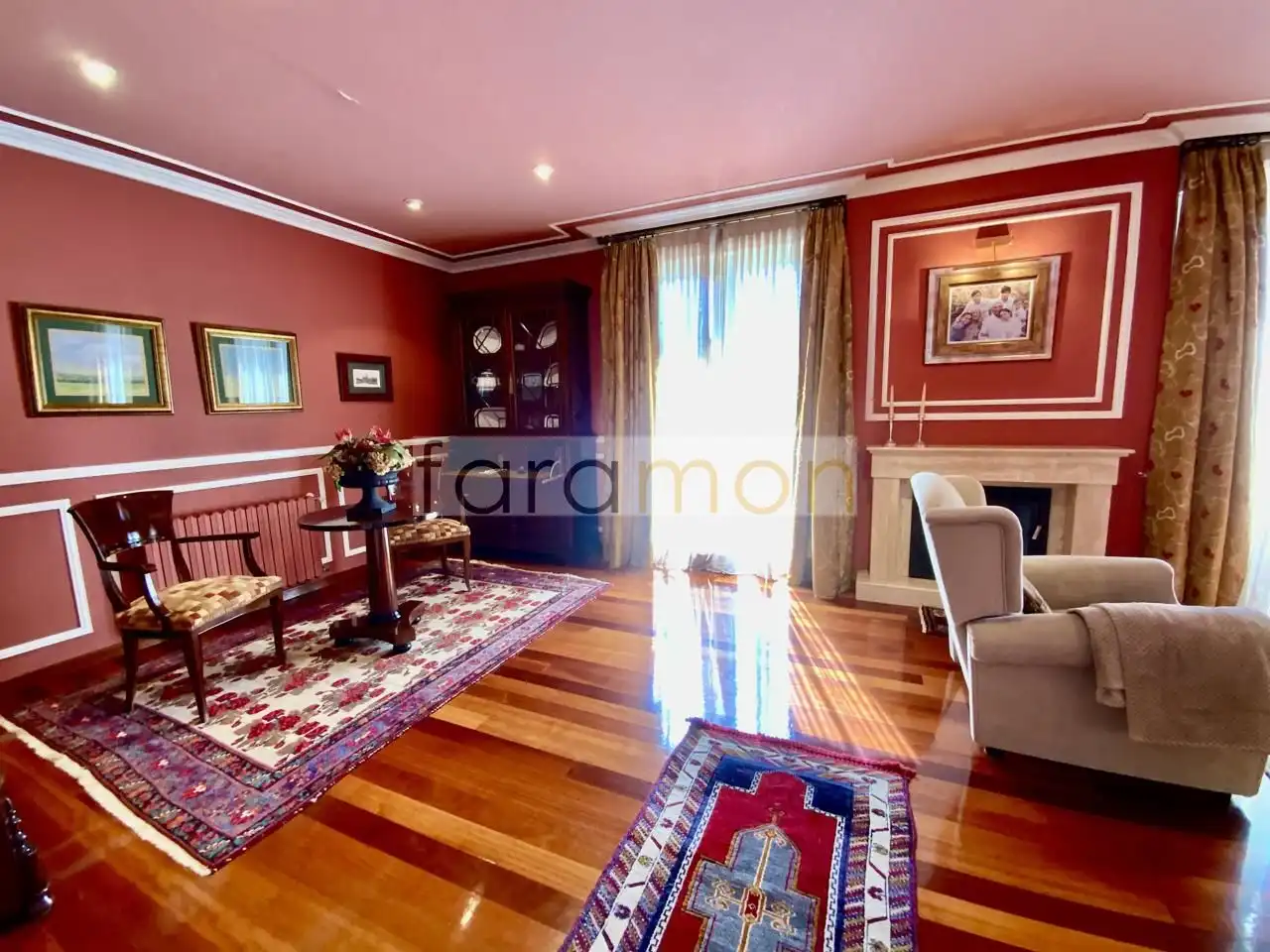 Living room of Houses for sale in Vigo   with Heating, Private garden and Terrace