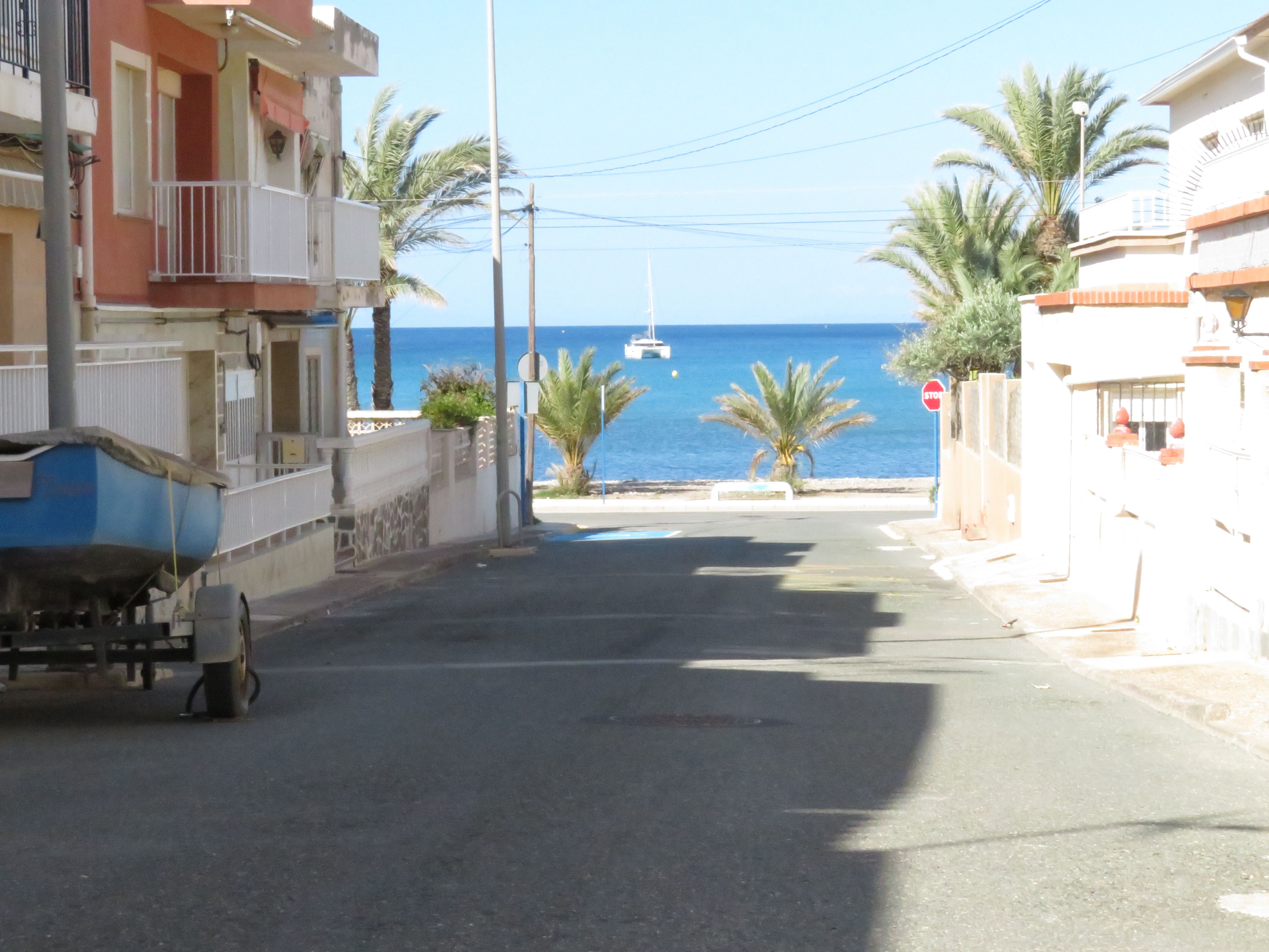 Vista exterior de Casa adosada en venda en Cartagena amb Jardí privat i Balcó
