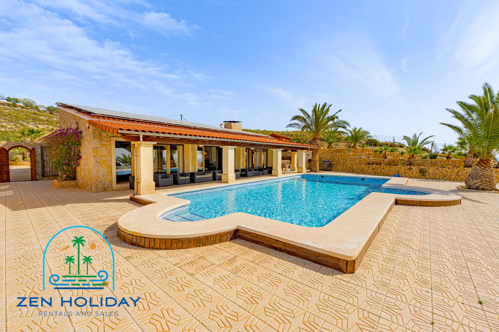 Piscina de Casa o chalet en venta en Villajoyosa / La Vila Joiosa con Aire acondicionado, Calefacción y Jardín privado