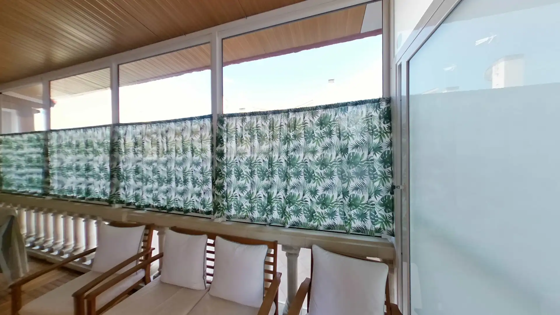 Balcony of Houses for sale in Sabadell  with Air Conditioner, Heating and Private garden