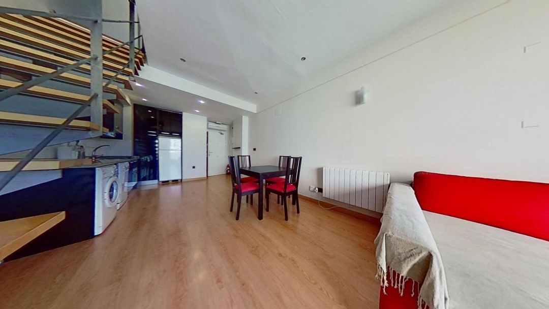 Living room of Loft to rent in  Madrid Capital  with Air Conditioner, Heating and Terrace