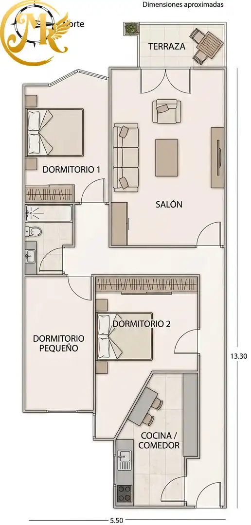 Piso en venta en Santander con Calefacción, Terraza y Trastero