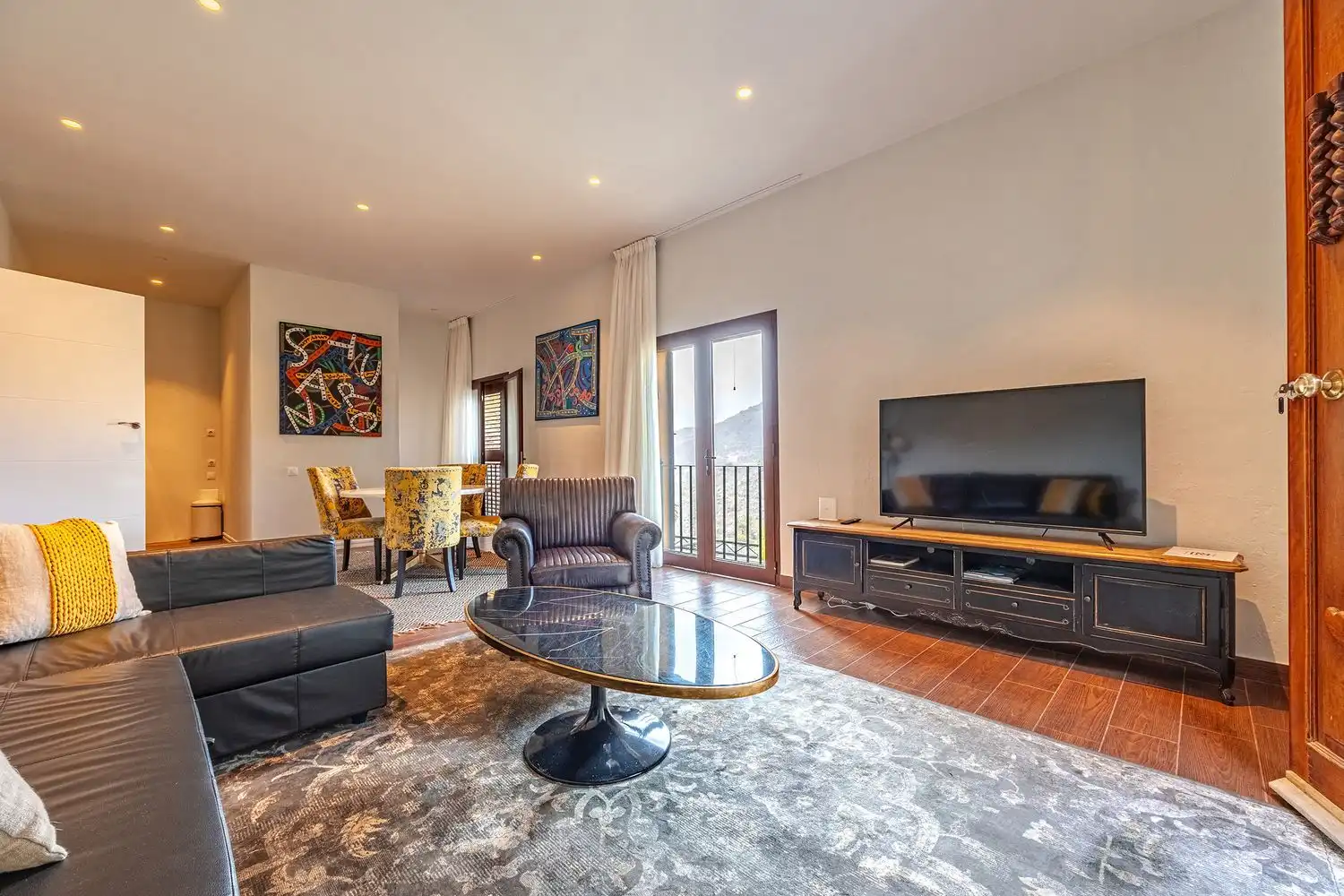 Sala de estar de Casa o chalet en venta en Telde con Jardín privado, Terraza y Piscina