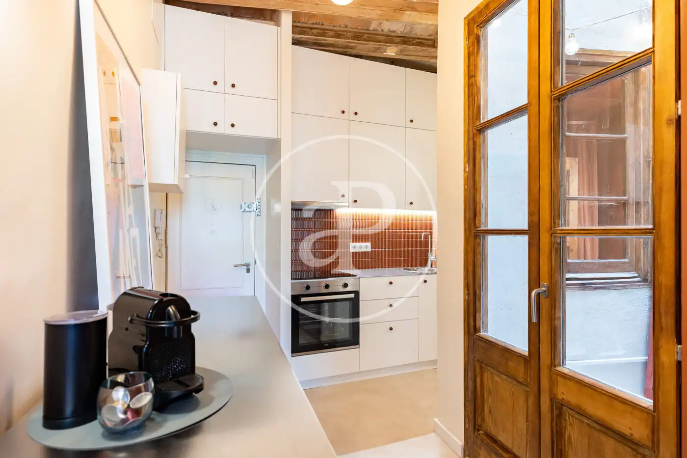 Kitchen of Flat for sale in Barcelona  with Air Conditioner, Heating and Furnished