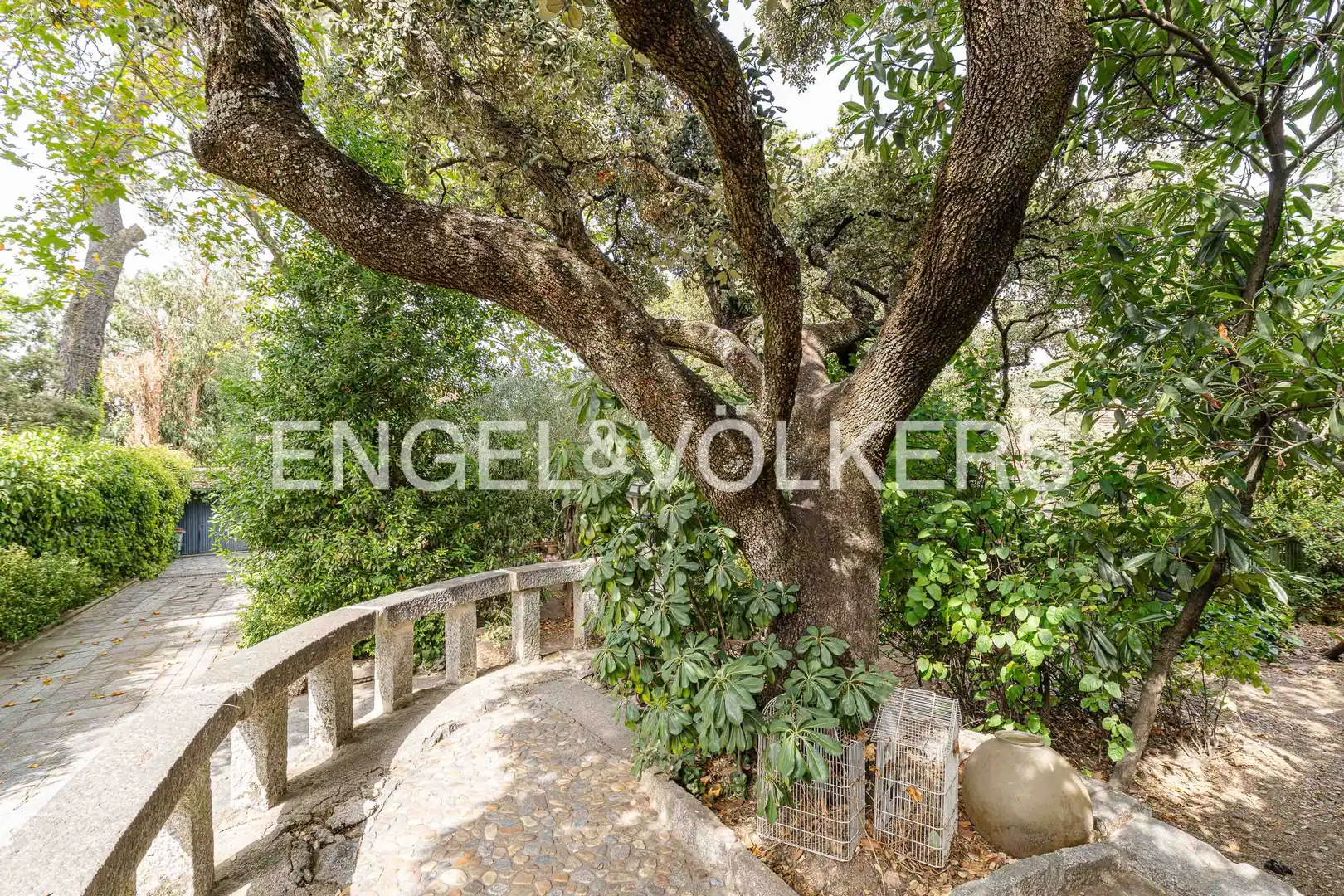 Terrassa de Casa o xalet en venda en Galapagar amb Calefacció, Jardí privat i Terrassa