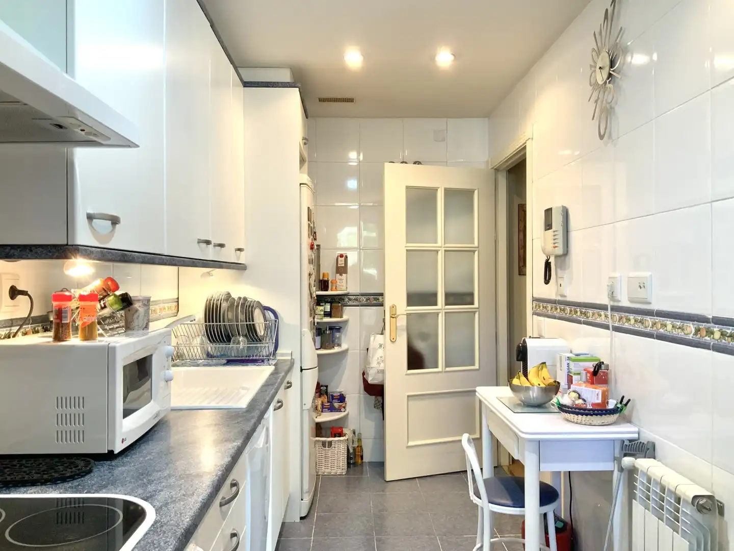 Cocina de Piso de alquiler en Madrid con Aire acondicionado, Calefacción y Terraza