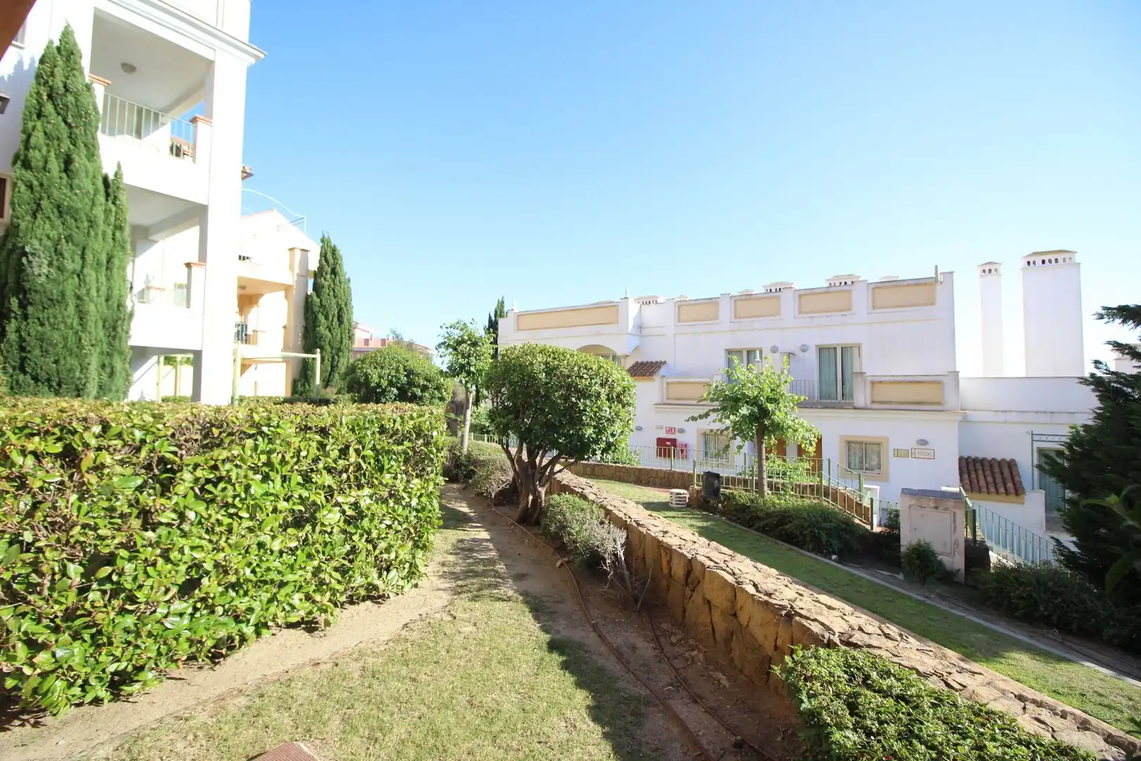 Garden of Apartments for sale in Manilva  with Air Conditioner, Heating and Terrace